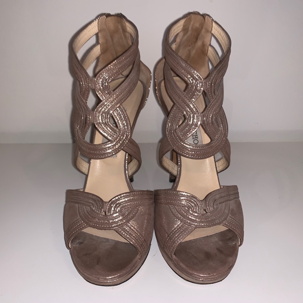 Jimmy Choo gladiator zip up heels